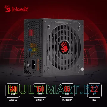 Блок питания A4Tech Bloody BD-PS750G-M 750W картинка 24